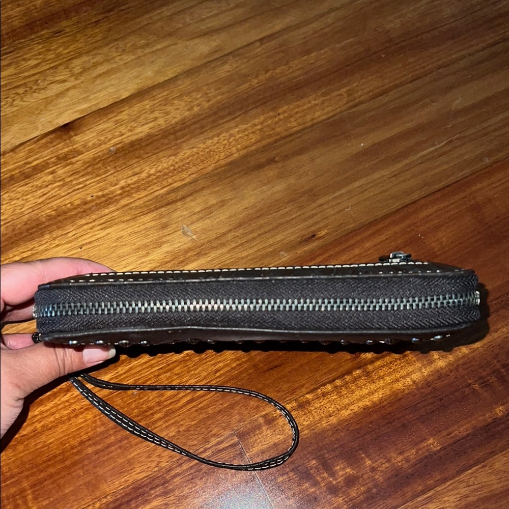 Embossed Wristlet Wallet - Picture 9 of 13